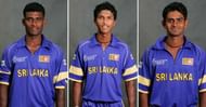 Thisara Perera, Dinesh Chandimal and Lahiru Thirimanne
